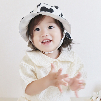 【※キャンペーンコード入力必須】かぼちゃハットMOUMOU【牛柄】